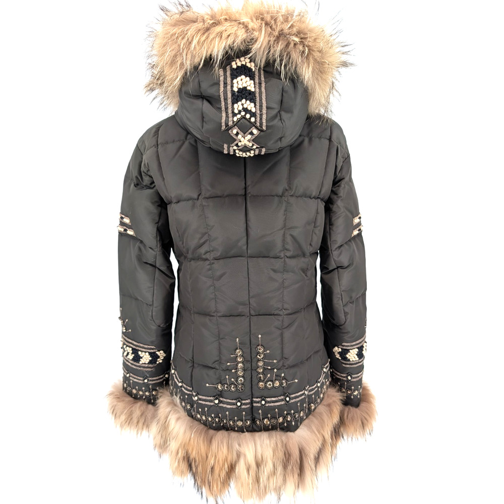 True vintage. RARE Bogner Jacket with Fur Trim - Picture 5 of 16